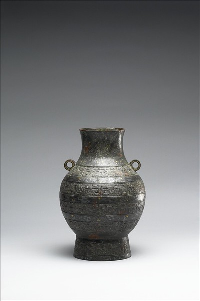 嵌金銀獸帶紋壺