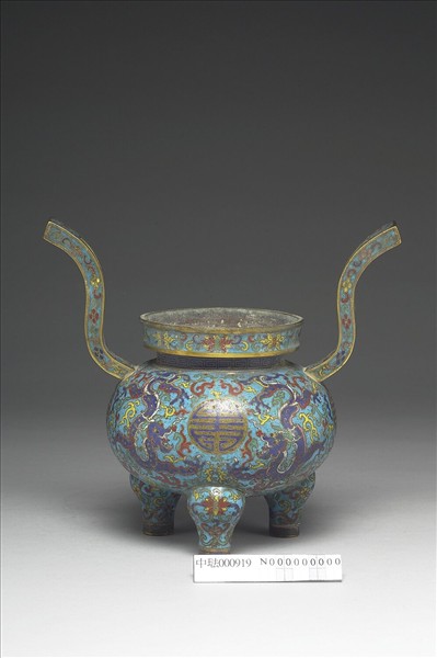 掐絲琺瑯香爐（五供）