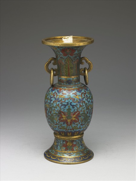 掐絲琺瑯瓶（五供）