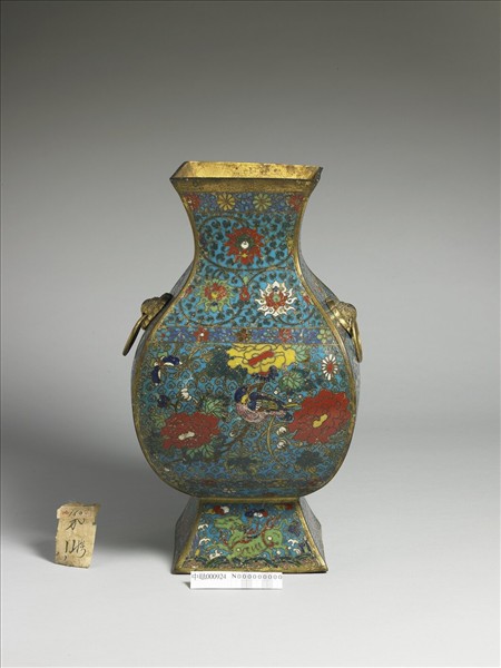 掐絲琺瑯花鳥鈁