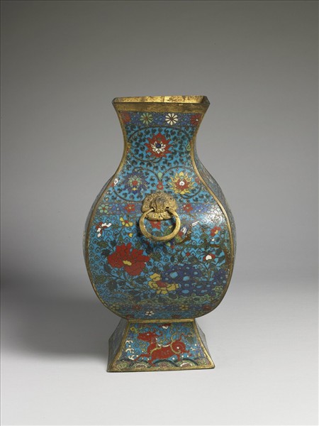 掐絲琺瑯花鳥鈁