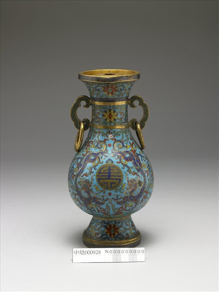 掐絲琺瑯瓶（五供）