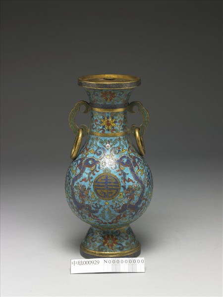 掐絲琺瑯瓶（五供）