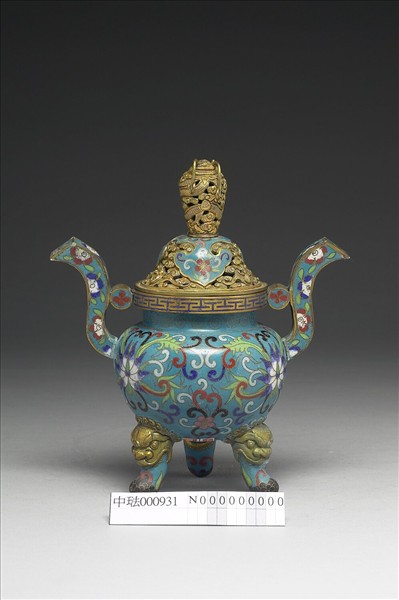 掐絲琺瑯香爐（五供）