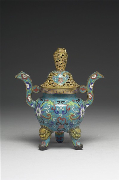 掐絲琺瑯香爐（五供）