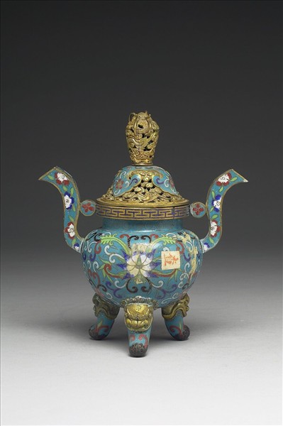 掐絲琺瑯香爐（五供）