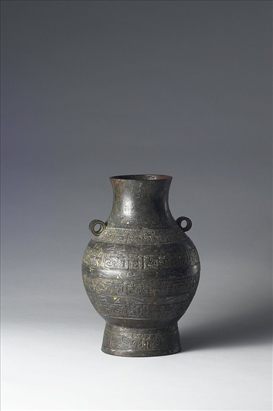 嵌金銀獸帶紋壺