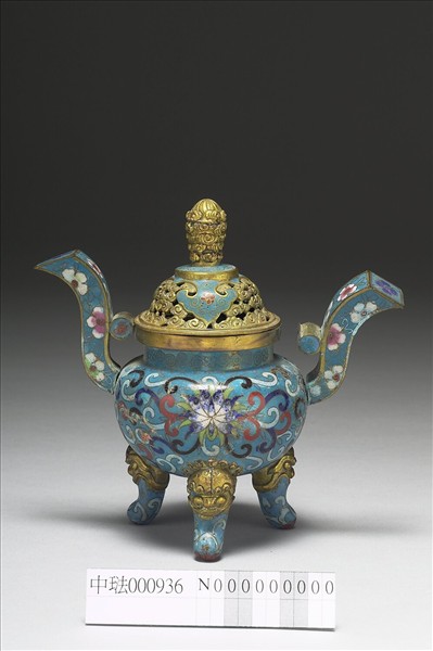 掐絲琺瑯香爐（五供）