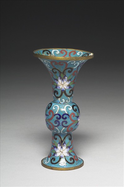 掐絲琺瑯瓶（五供）