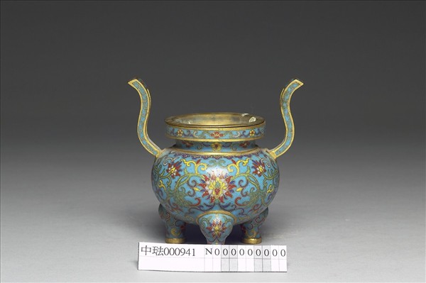 掐絲琺瑯香爐（五供）