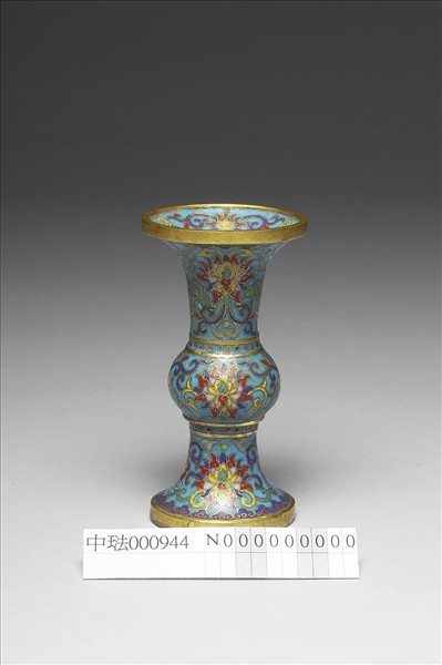 掐絲琺瑯瓶（五供）