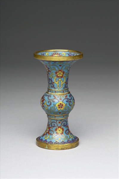 掐絲琺瑯瓶（五供）