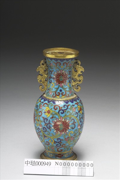 掐絲琺瑯瓶（五供）