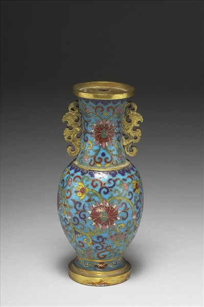 掐絲琺瑯瓶（五供）