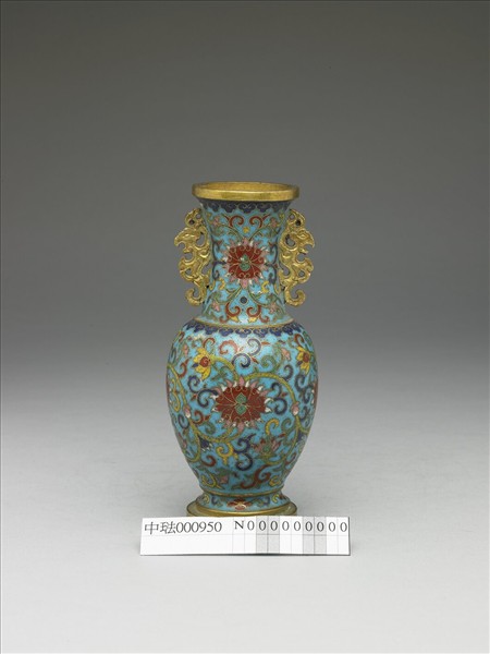 掐絲琺瑯瓶（五供）