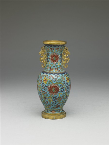 掐絲琺瑯瓶（五供）