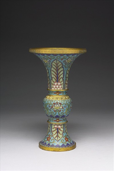 掐絲琺瑯瓶（五供）