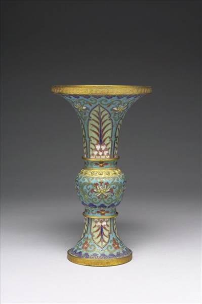 掐絲琺瑯瓶（五供）