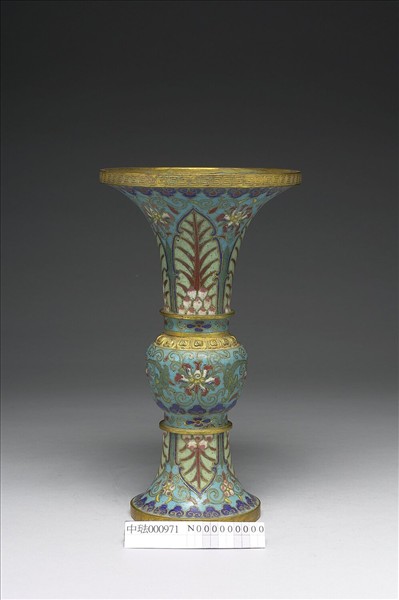 掐絲琺瑯瓶（五供）