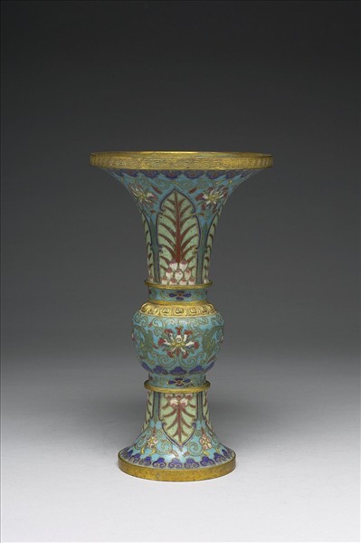 掐絲琺瑯瓶（五供）