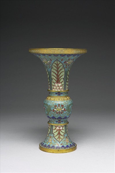 掐絲琺瑯瓶（五供）