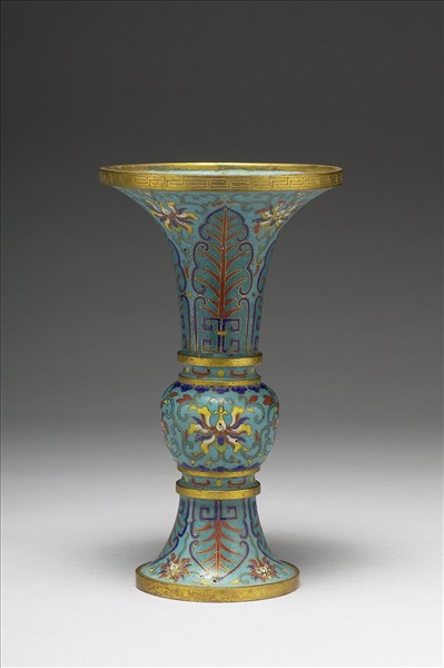 掐絲琺瑯瓶（五供）