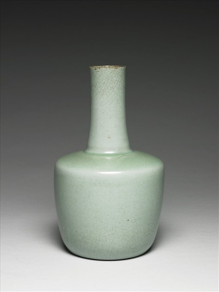 汝窯 青瓷紙槌瓶