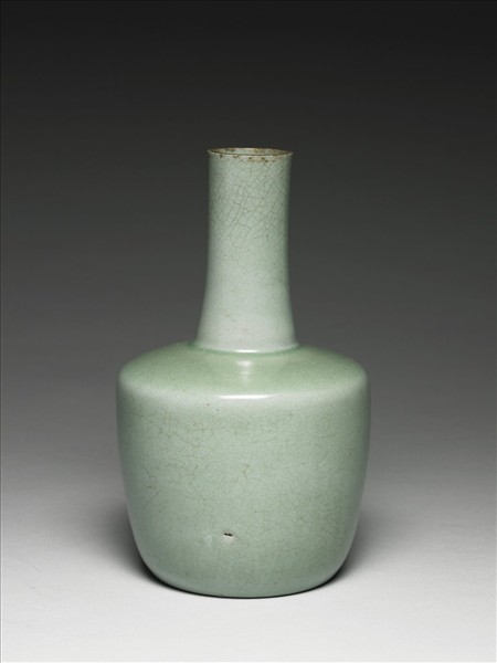 汝窯 青瓷紙槌瓶
