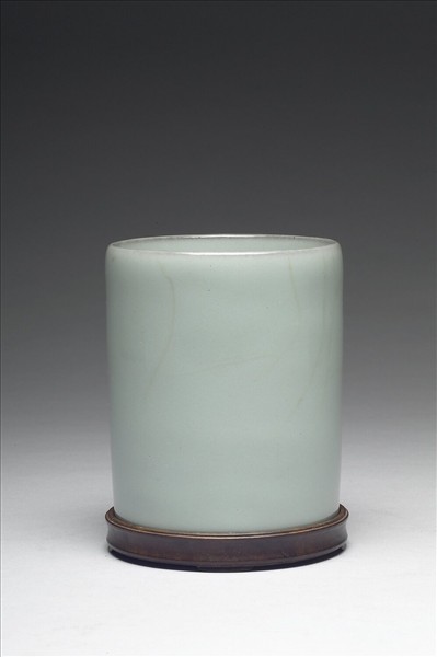 仿官釉青瓷筆筒