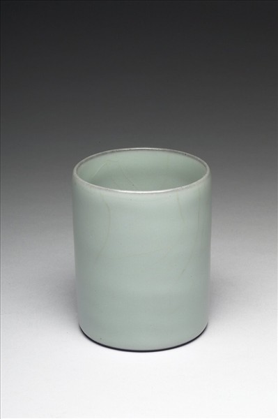 仿官釉青瓷筆筒