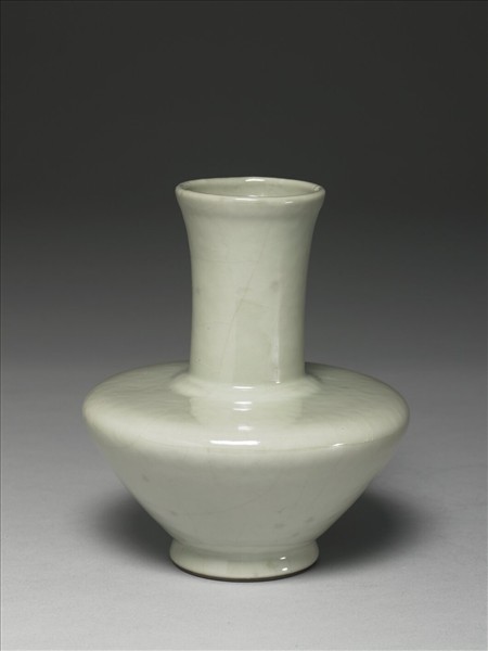 青瓷長頸碗式瓶