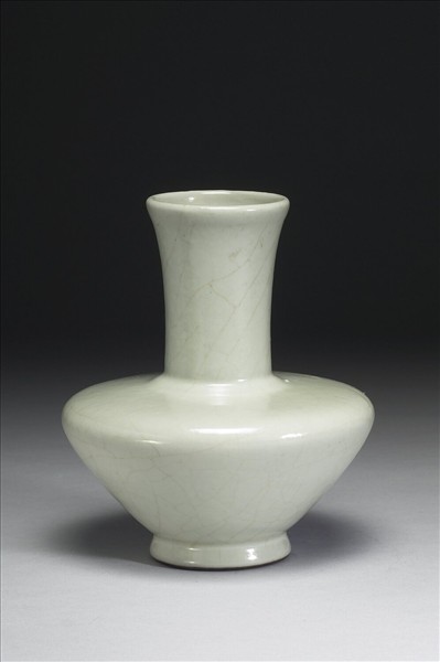 青瓷長頸碗式瓶