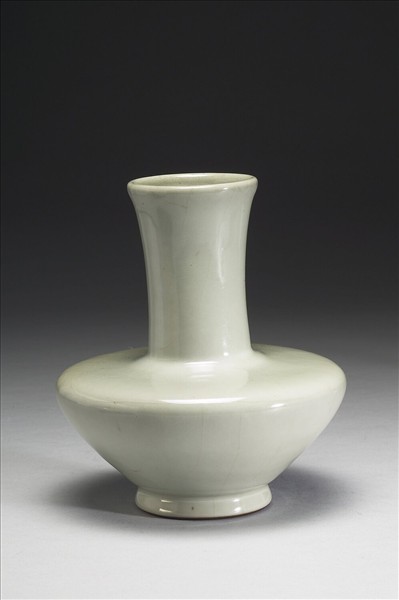 青瓷長頸碗式瓶