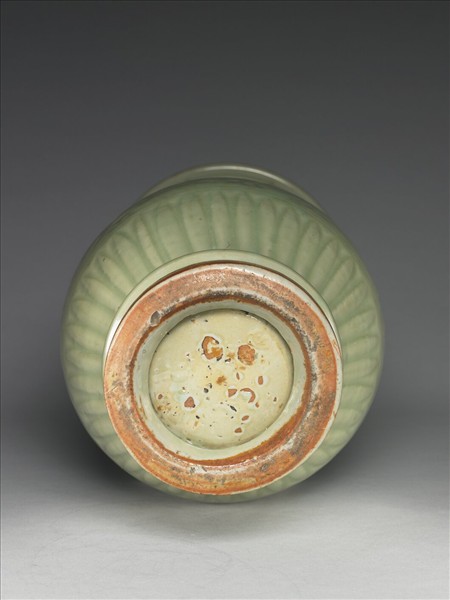 龍泉窯 青瓷劃花鳳尾瓶