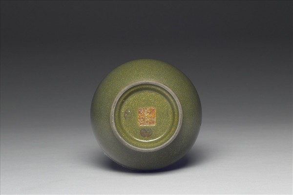 茶葉末釉長頸瓶