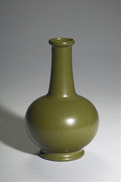 茶葉末釉長頸瓶