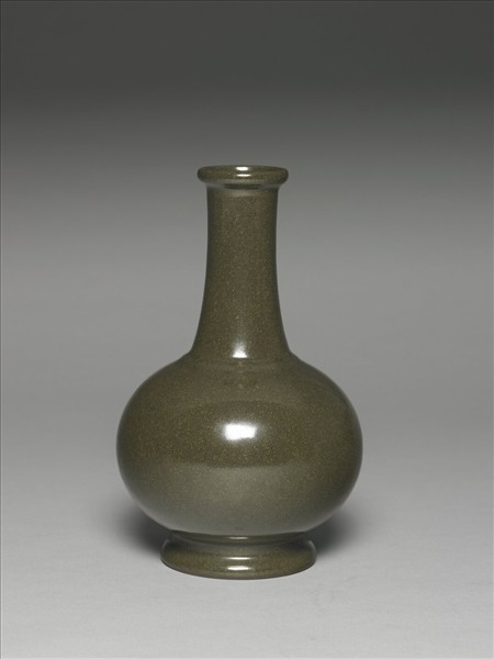 茶葉末釉長頸瓶