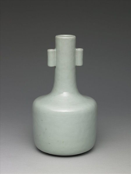 青瓷雙管瓶