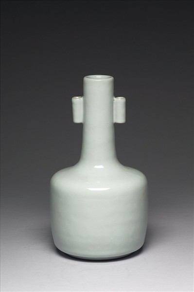 青瓷雙管瓶