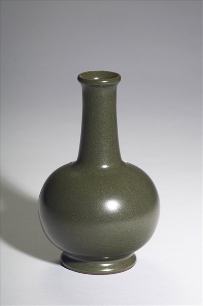 茶葉末釉長頸瓶