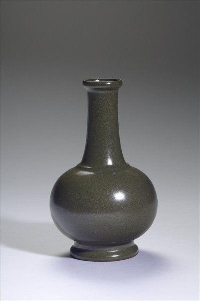 茶葉末釉長頸瓶