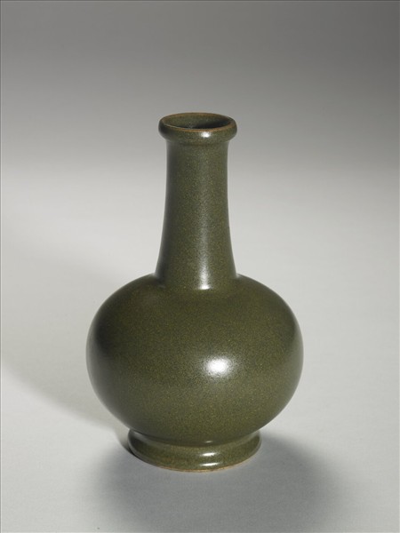 茶葉末釉長頸瓶