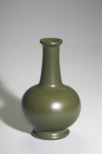 茶葉末釉長頸瓶