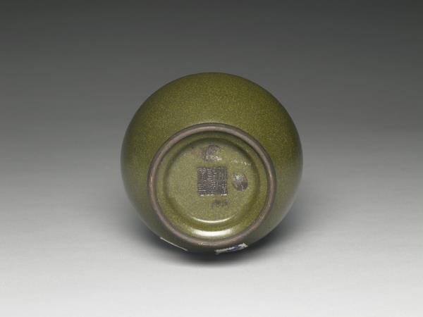 茶葉末釉長頸瓶