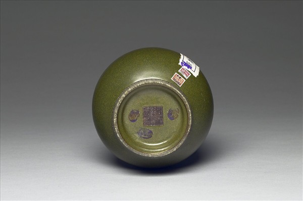 茶葉末釉長頸瓶