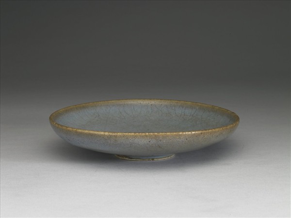 鈞窯 天藍釉圓碟