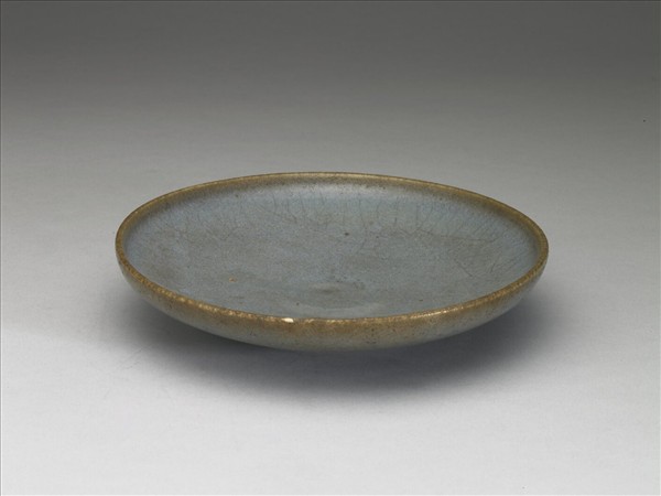 鈞窯 天藍釉圓碟