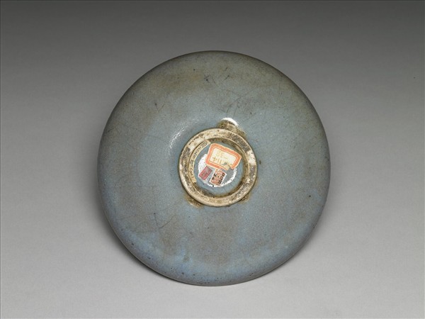 鈞窯 天藍釉圓碟