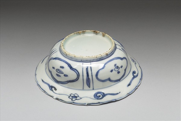 青花花鳥紋小碗