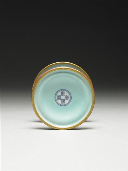 洋彩紅錦地詩意燭台